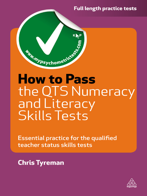Title details for How to Pass the QTS Numeracy and Literacy Skills Tests by Chris John Tyreman - Available